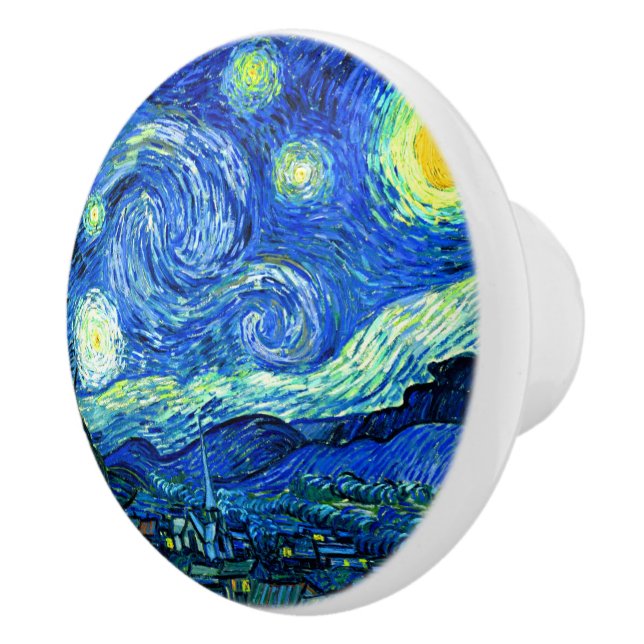 Van Gogh, Starry Night Keramikknauf (Rechts)
