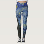 Van Gogh - Starry Night Leggings<br><div class="desc">Sehr coole Leggings mit Van Gogh's berühmter "Starry Night"</div>