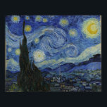 Van Gogh Starry Night Leinwand Poster<br><div class="desc">Van Gogh Starry Night Leinwand</div>