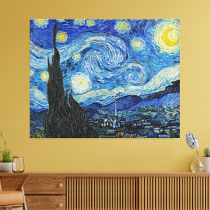Van Gogh - Starry Night Leinwanddruck