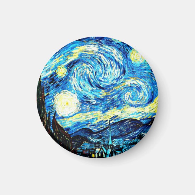 Van Gogh: Starry Night Magnet (Vorne)
