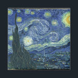 Van Gogh Starry Night Magnet<br><div class="desc">Über The Starry Night\ ist ein Gemälde des niederländischen Post-Impressionisten Vincent van Gogh. Das Bild zeigt den Blick abends außerhalb seines Sanitärraums, obwohl es tagsüber aus dem Gedächtnis gemalt wurde. Seit 1941 ist es in der ständigen Sammlung des Museums für Moderne Kunst in New York City. Oft reproduziert, wird das...</div>