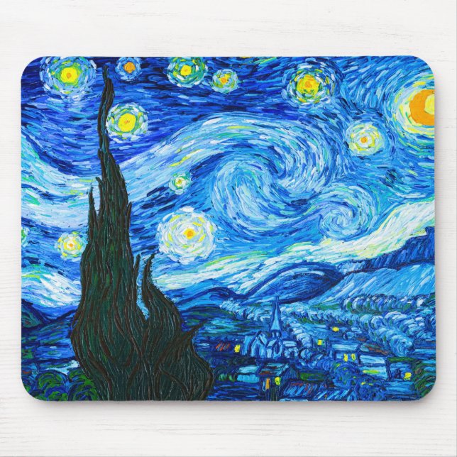Van Gogh Starry Night Mousepad (Vorne)