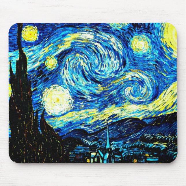 Van Gogh - Starry Night Mousepad (Vorne)