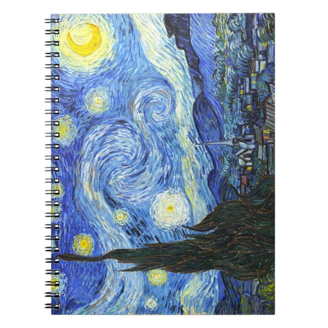 VAN GOGH Starry Night Notizblock (Vorderseite)