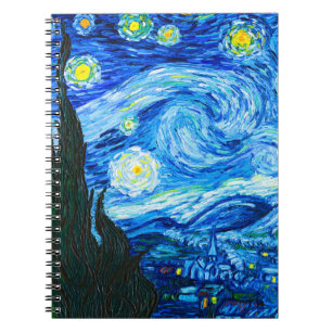 Van Gogh Starry Night Notizblock