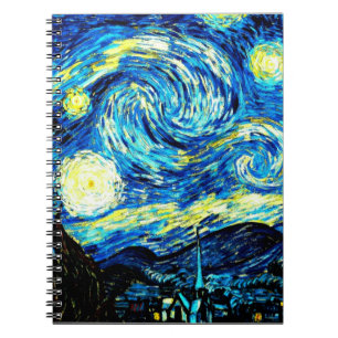 Van Gogh - Starry Night Notizblock