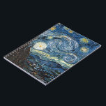 Van Gogh Starry Night Notizblock<br><div class="desc">Meisterwerk der Vincent Van Gogh Starry Night, Vintage Kunstwerke zu modernen Produkten aus Zazilicious</div>