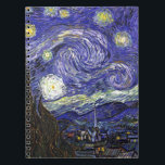 Van Gogh Starry Night Notizblock<br><div class="desc">Van Gogh Starry Night</div>