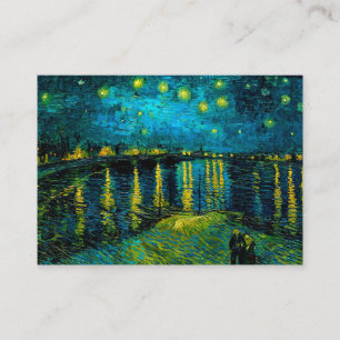 Van Gogh Starry Night Over Rhône Begleitkarte