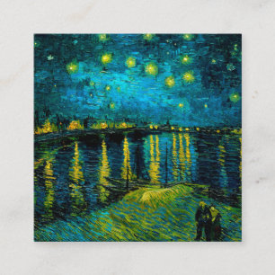 Van Gogh Starry Night Over Rhône Begleitkarte