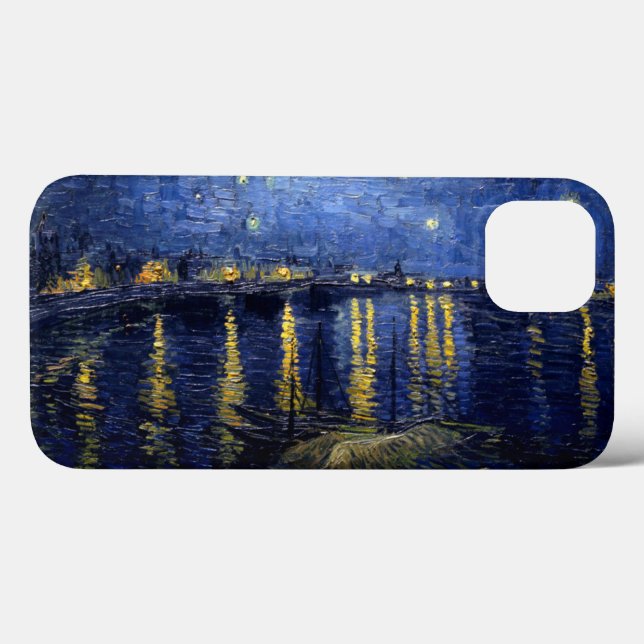 Van Gogh Starry Night Over Rhone Case-Mate iPhone Hülle (Rückseite (Horizontal))