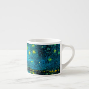 Van Gogh Starry Night Over Rhône Espressotasse