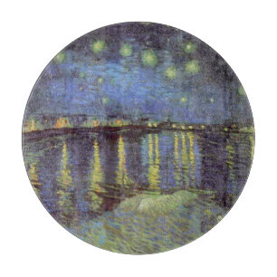 Van Gogh Starry Night Over Rhone Schneidebrett