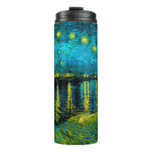 Van Gogh Starry Night Over Rhône Thermosbecher