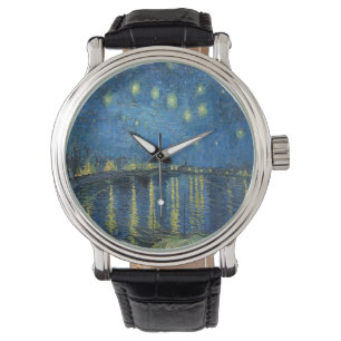 van Gogh Starry Night Over the Rhone Armbanduhr