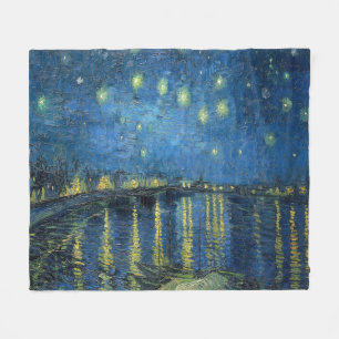 van Gogh Starry Night Over the Rhone Fleecedecke