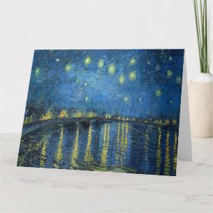 van Gogh Starry Night Over the Rhone Karte