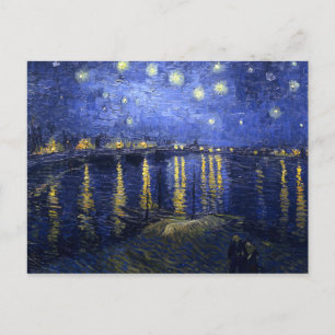 Van Gogh: Starry Night Over the Rhone Postkarte