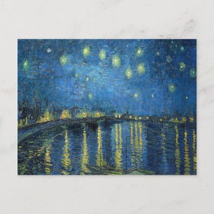 van Gogh Starry Night Over the Rhone Postkarte