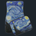 Van Gogh Starry Night Painting Autofußmatte<br><div class="desc">Vincent Van Gogh (30. März 1853 - 29. Juli 1890) war ein einflussreicher niederländischer postimpressionistischer Maler. Dieses Bild ist Starry Night.</div>