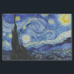 Van Gogh Starry Night Painting Seidenpapier<br><div class="desc">Vincent Van Gogh (30. März 1853 - 29. Juli 1890) war ein einflussreicher niederländischer postimpressionistischer Maler.  Dieses Bild ist Starry Night.</div>