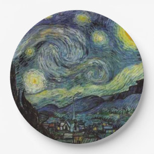 Van Gogh Starry Night Pappteller