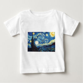 Van Gogh Starry Night Peace Liebe Destiny Baby T-shirt