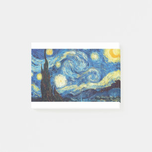 van gogh Starry night Post-it Klebezettel