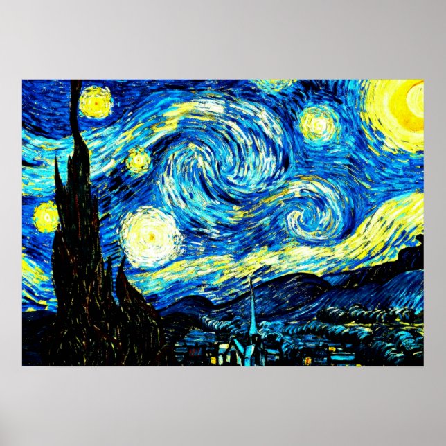 Van Gogh: Starry Night Poster (Vorne)