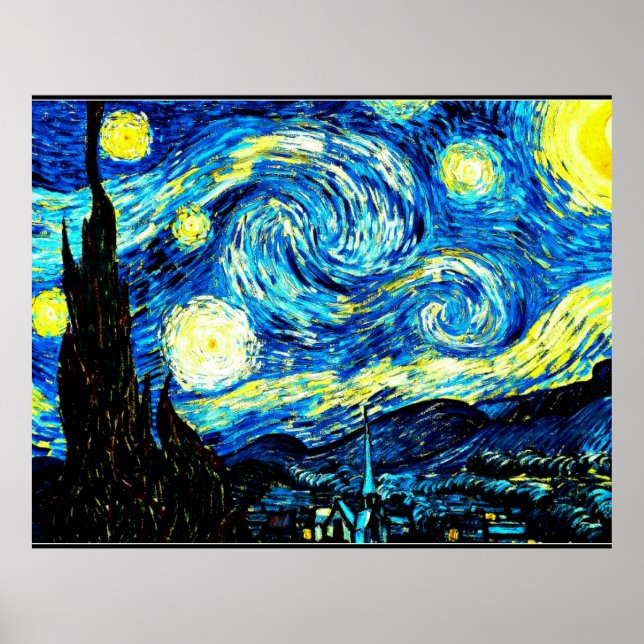 Van Gogh - Starry Night Poster (Vorne)