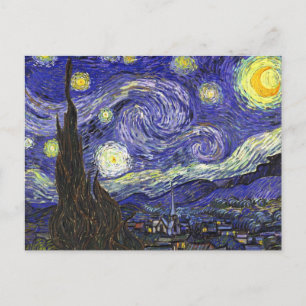 Van Gogh Starry Night Postkarte