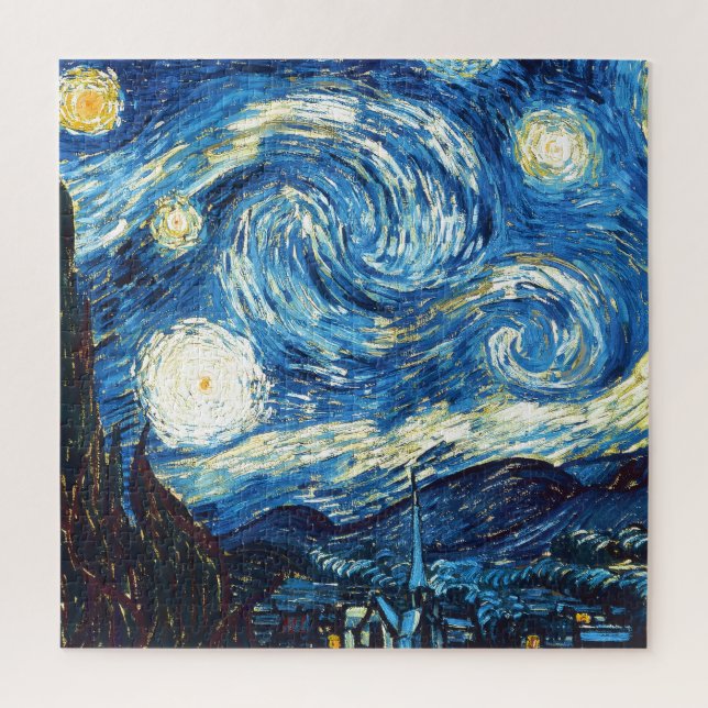 Van Gogh - Starry Night Puzzle (Vertikal)