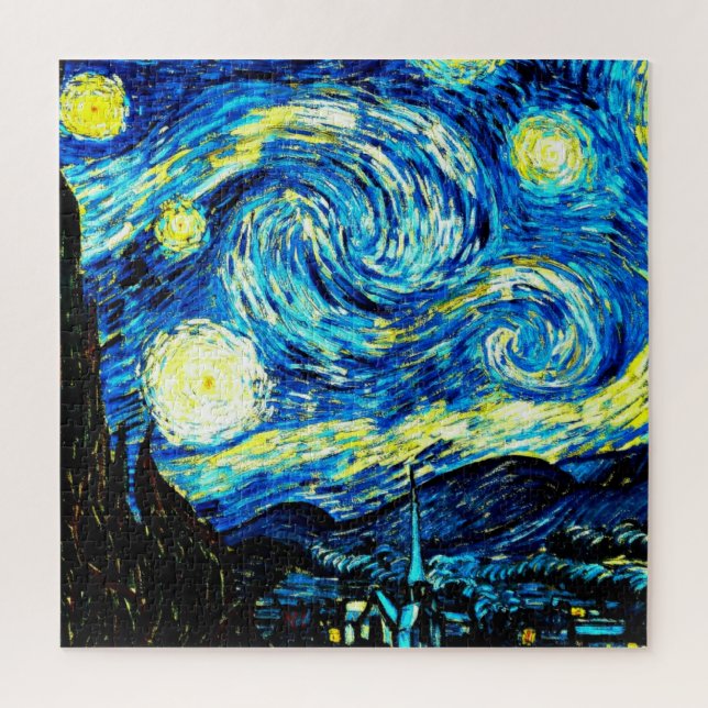 Van Gogh - Starry Night Puzzle (Vertikal)