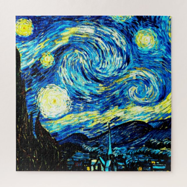 Van Gogh - Starry Night Puzzle (Vertikal)