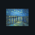 Van Gogh Starry Night Rhone Painting Leinwanddruck<br><div class="desc">Vincent Van Gogh (30. März 1853 - 29. Juli 1890) war ein einflussreicher niederländischer postimpressionistischer Maler. Dieses Gemälde ist die Sternennacht über der Rhone.</div>