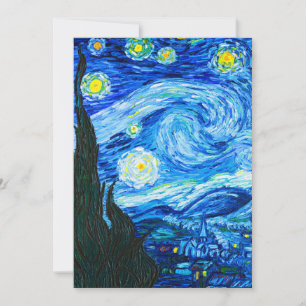 Van Gogh Starry Night Save The Date