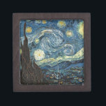 Van Gogh Starry Night Schachtel<br><div class="desc">Vincent Van Gogh berühmte Malerei Sternennacht</div>