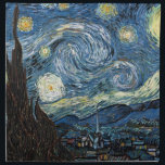 Van Gogh Starry Night Serviette<br><div class="desc">Meisterwerk der Vincent Van Gogh Starry Night,  Vintage Kunstwerke zu modernen Produkten aus Zazilicious</div>