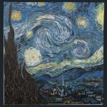 Van Gogh Starry Night Serviette<br><div class="desc">Meisterwerk der Vincent Van Gogh Starry Night, Vintage Kunstwerke zu modernen Produkten aus Zazilicious</div>