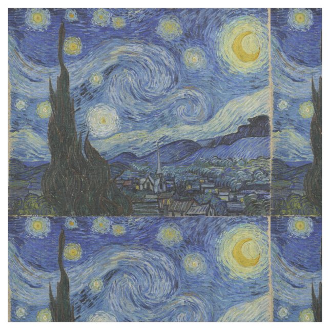 Van Gogh Starry Night Stoff (Muster)