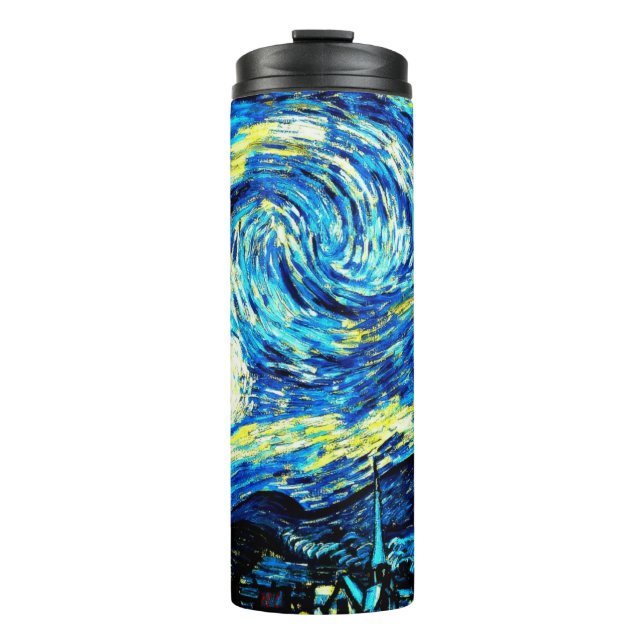 Van Gogh - Starry Night Thermosbecher (Vorderseite)