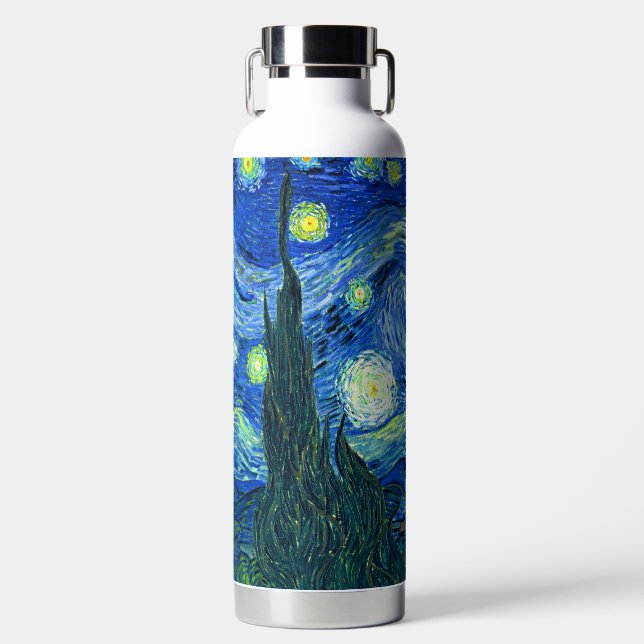 Van Gogh Starry Night Trinkflasche (Vorderseite)