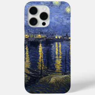 Van Gogh Starry Night über der Rhone iPhone 15 Pro Max Hülle