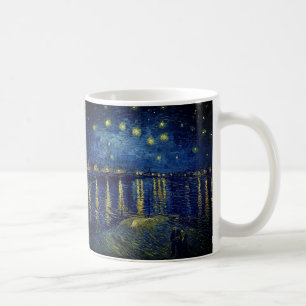 Van Gogh - Starry Night über der Rhone Kaffeetasse
