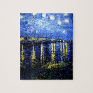 Van Gogh - Starry Night über der Rhone Puzzle