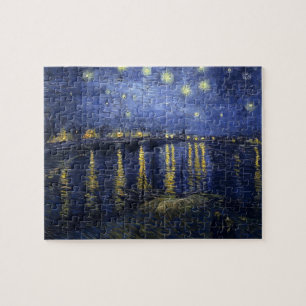 Van Gogh Starry Night über der Rhone Puzzle