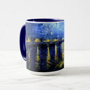 Van Gogh - Starry Night über der Rhone Tasse