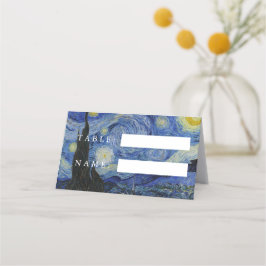 Van Gogh Starry Night Wedding Platzkarte