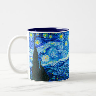 Van Gogh Starry Night Zweifarbige Tasse